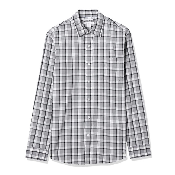Other - Men’s Long-Sleeve Regular-Fit Button-Down Casual Poplin Shirt